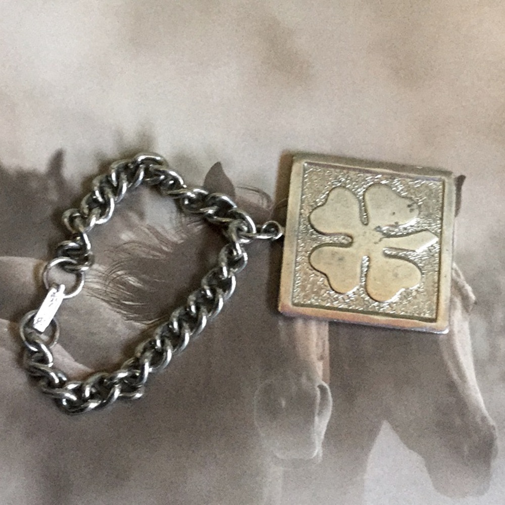 Vintage lucky charm bracelet estate boho barrel racing cowgirl rodeo